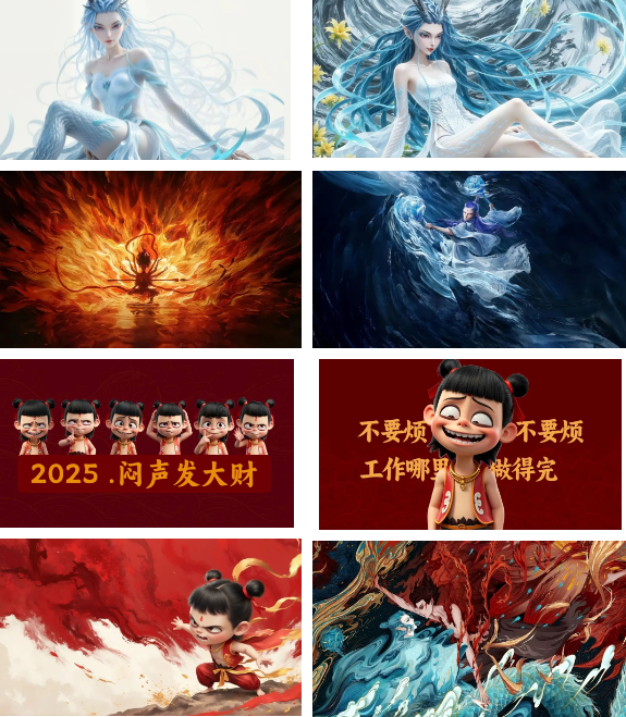 一眼爱上的哪吒、敖丙、敖润壁纸120帧 超清 - 知乎