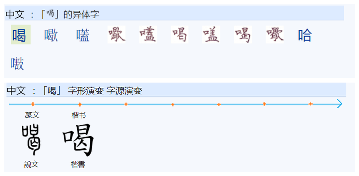 453“喝”字和“渴”字两字是造字造反了吗？ - 知乎