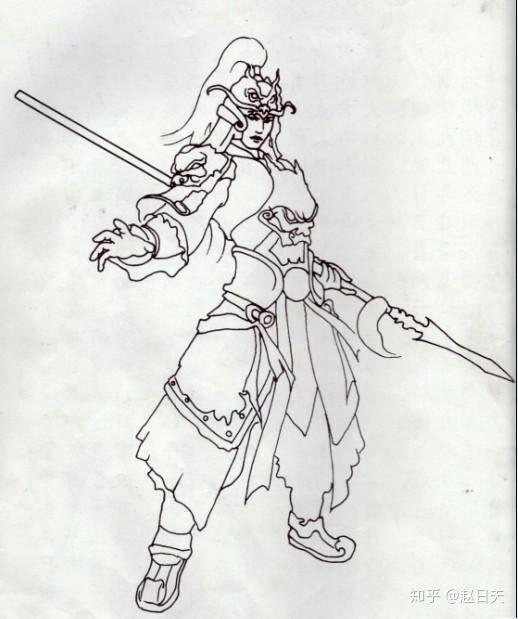 求纹身赵子龙手稿谢谢? - 知乎