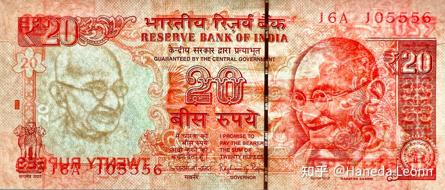印度卢比--甘地在右- 知乎