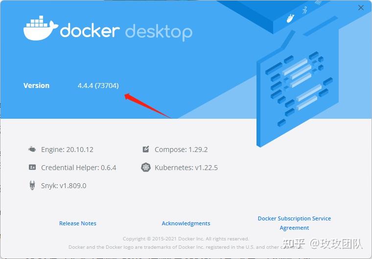 Docker desktop of windows 