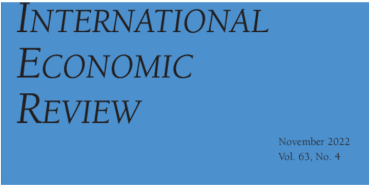 经济学权威期刊International Economic Review 2023年第1期 - 知乎