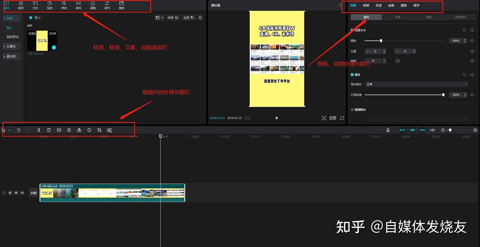 0基础如何剪辑视频？手把手教你，剪辑全套教程分享 - 知乎
