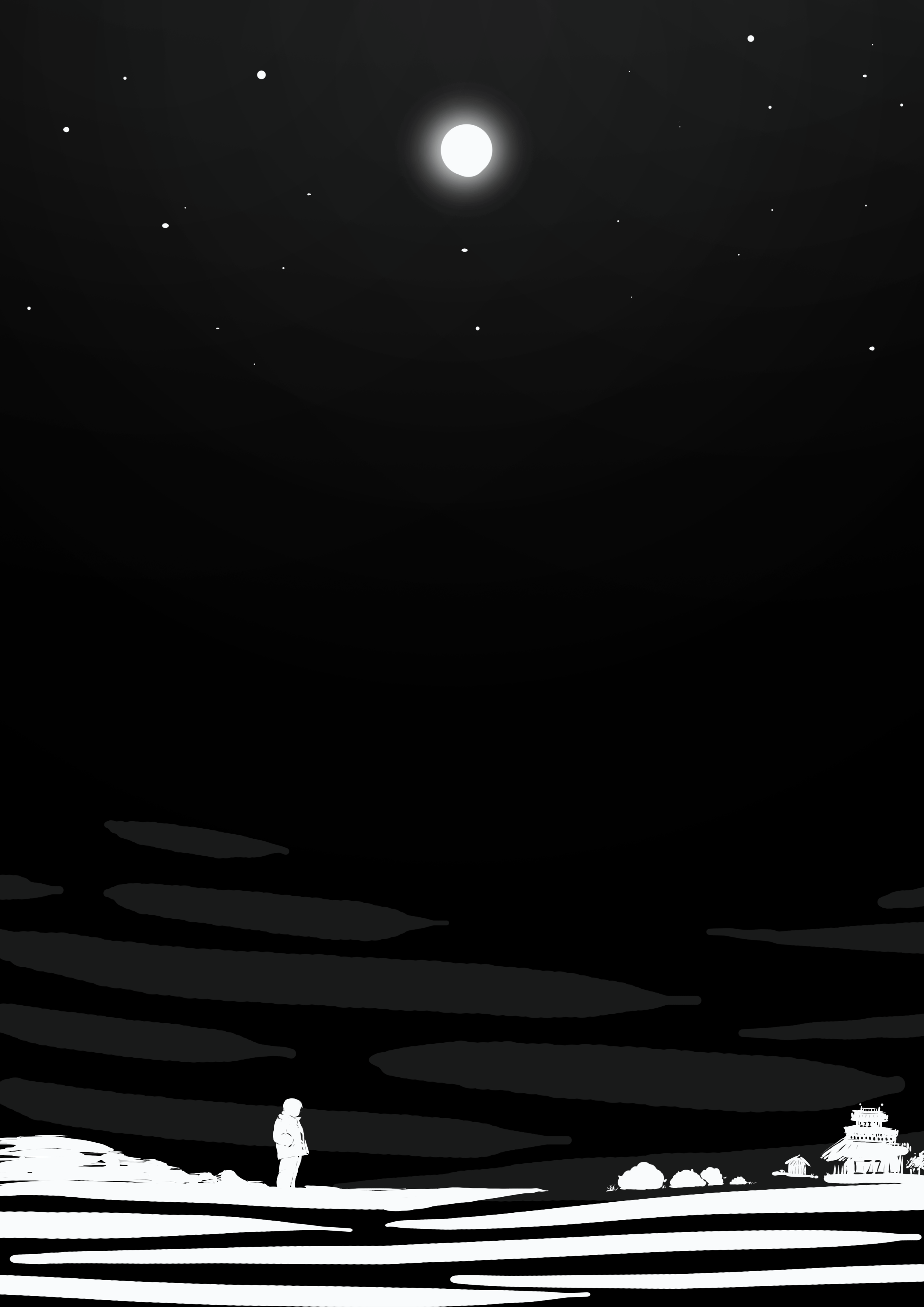 有哪些适合做手机壁纸的黑底色图片? - 知乎