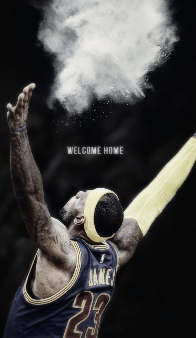 有没有勒布朗詹姆斯的高清头像或者壁纸帅一些的