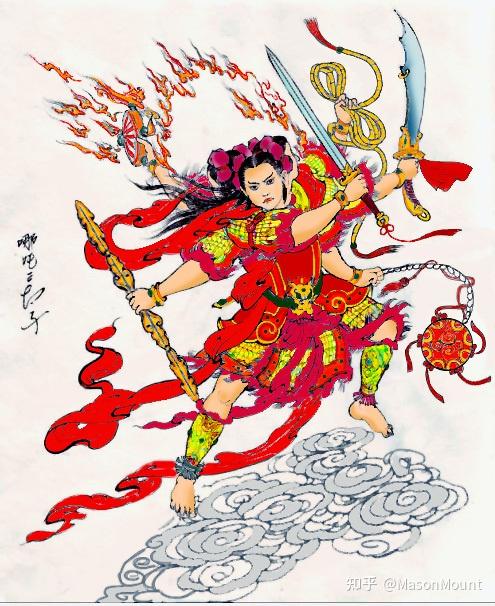 哪吒和红孩儿用的都是火尖枪?巧合吗? - 知乎