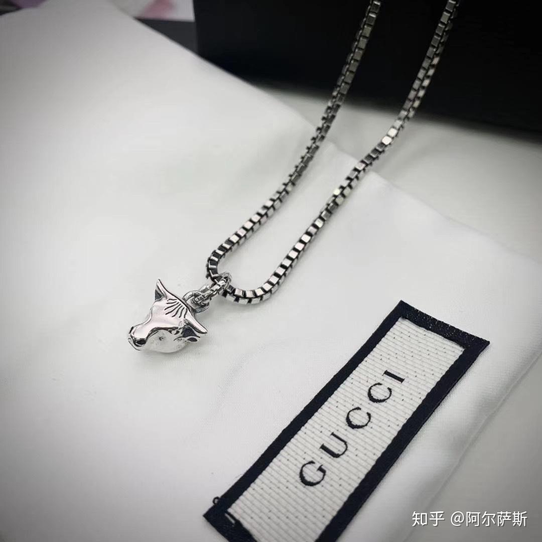 gucci牛头项链图片