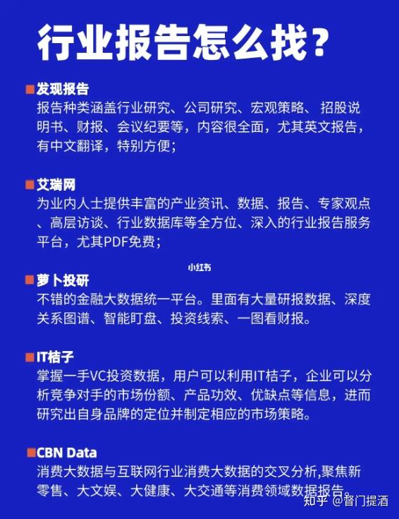 20个平台|我搞定了行业报告/数据哪里找? - 知乎