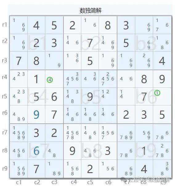 如何使用标记，更快地解决数独难题 - 知乎