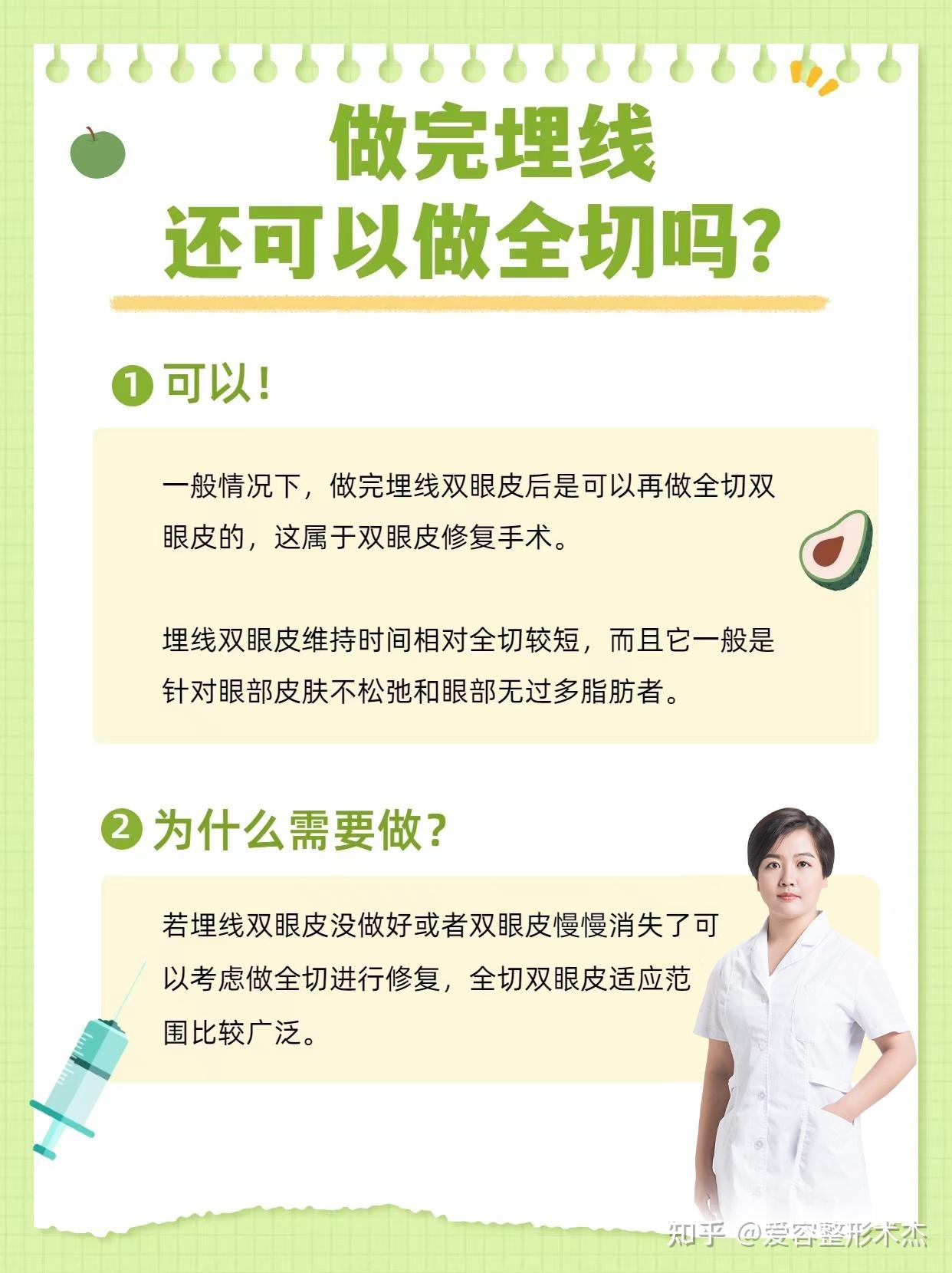 做完埋线还可以做全切吗? - 知乎
