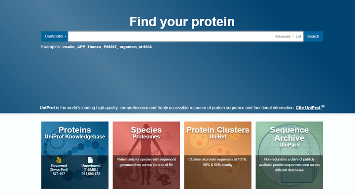 UniProt数据库使用指南 - 知乎