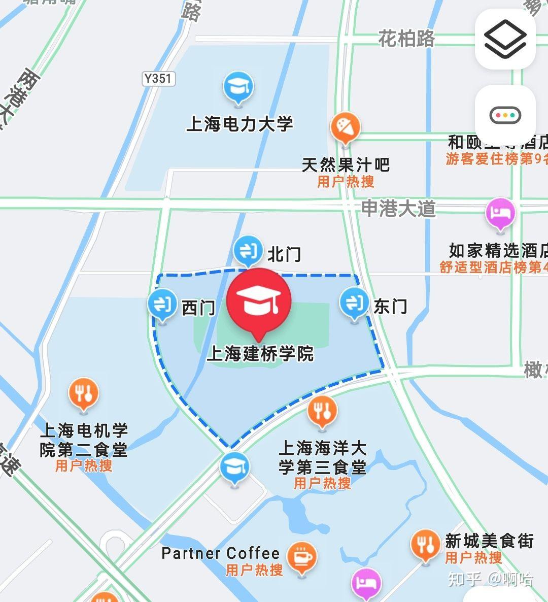 上海建桥学院位置图片