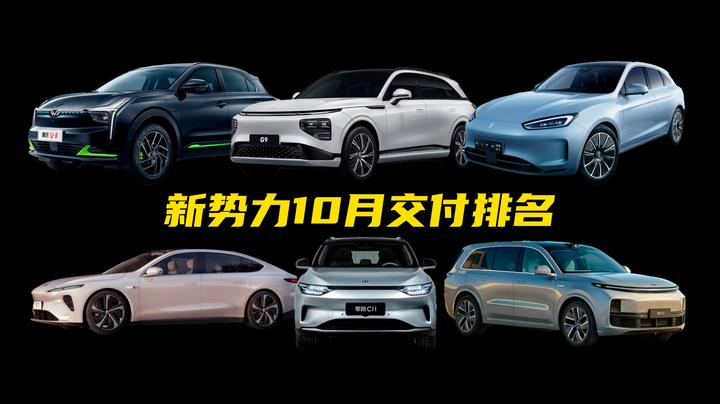 冷门不断,“蔚小理”被反超?10月新势力交付量排行 - 知乎