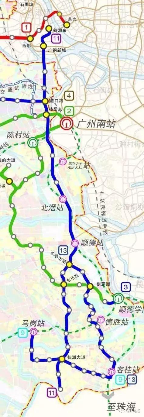 佛山地鐵11號線年底動工東莞地鐵1號線二期明年開建都與廣州地鐵對接