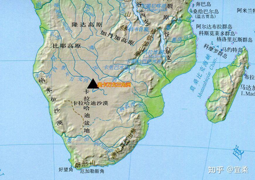 非洲有哪四大河流