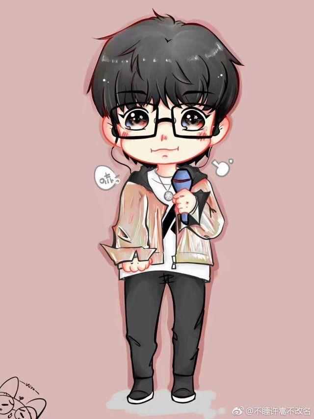 大家有没有许嵩卡通图呀适合做壁纸头像的那种