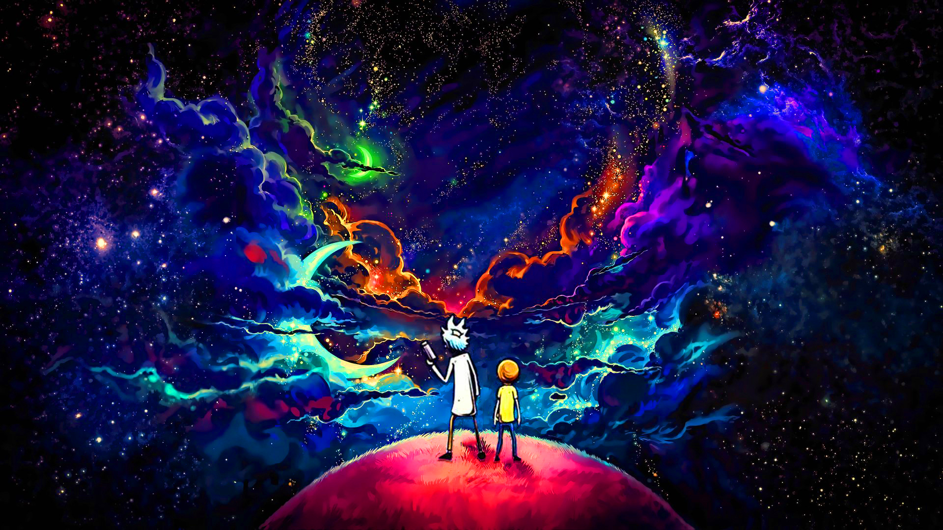 大家有什么好看的rick and morty的壁纸吗?