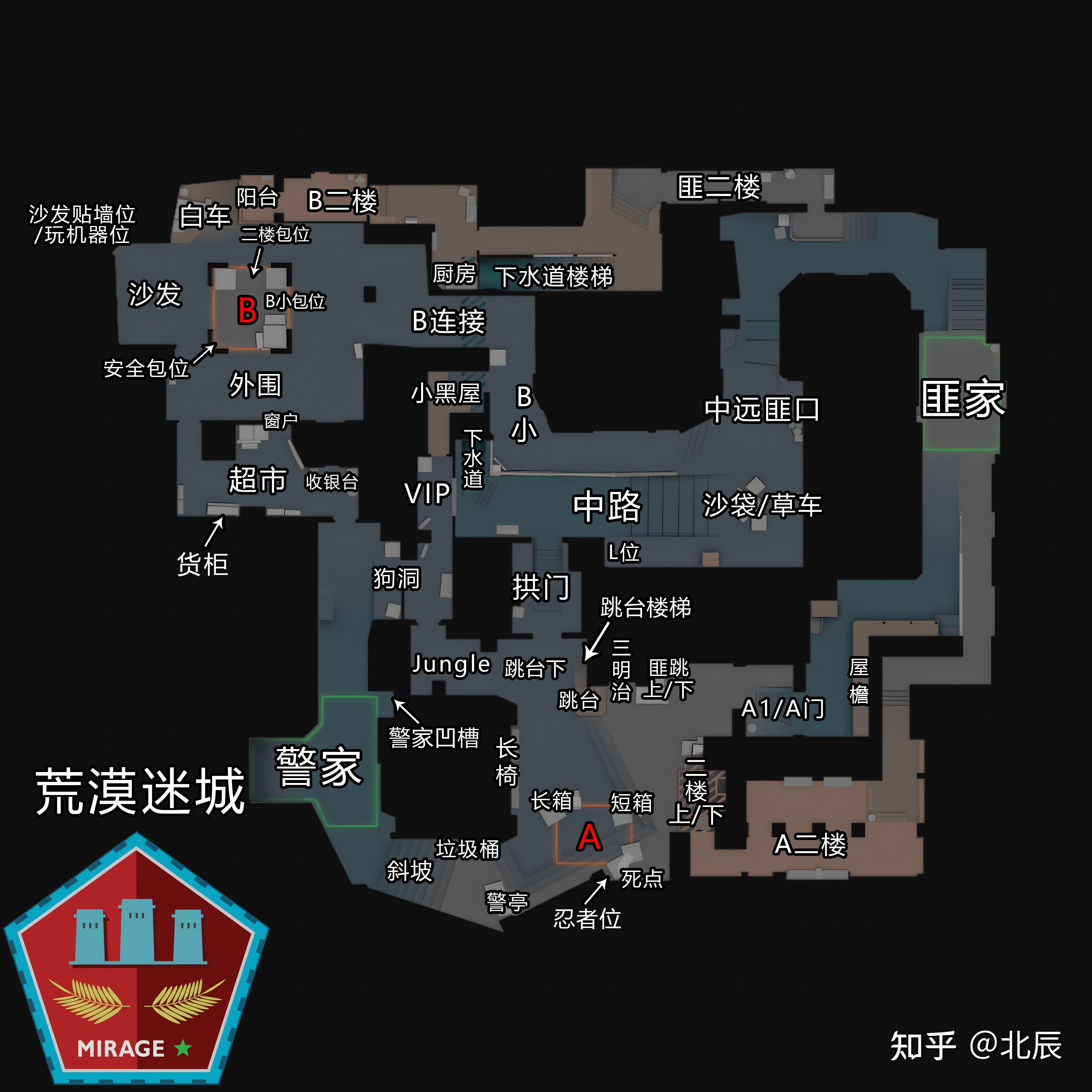 Cs2地图点位报点大全 - 知乎