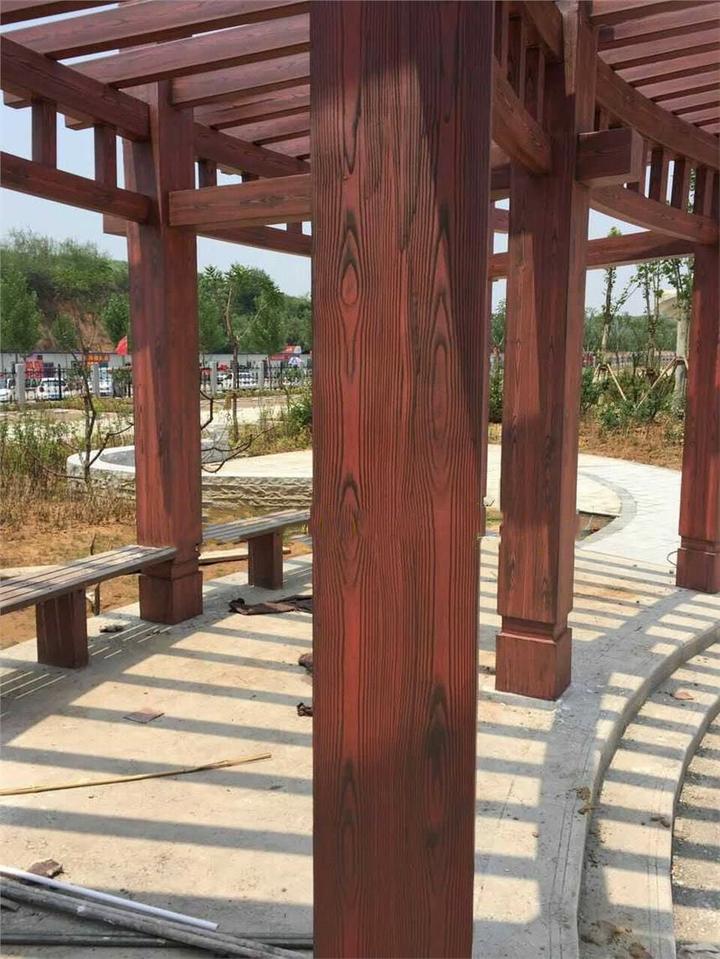 木纹漆-在园林景观仿木设计的为什么这么受欢迎 - 知乎