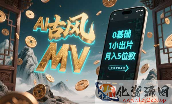 AI一键生成古风音乐MV_wwz