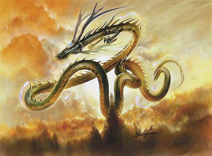 西方人眼中的东方龙,中国龙(dragon,lung)神话
