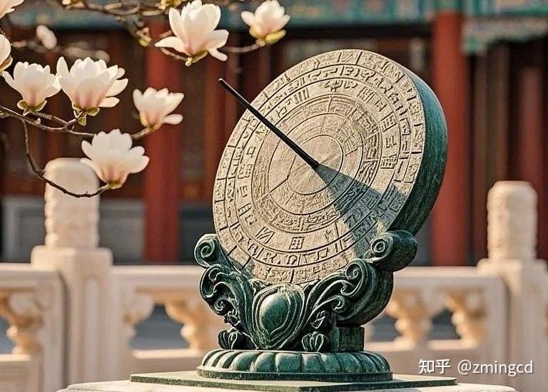 故宫的日晷两条针为什么不是一条直线？ - 知乎