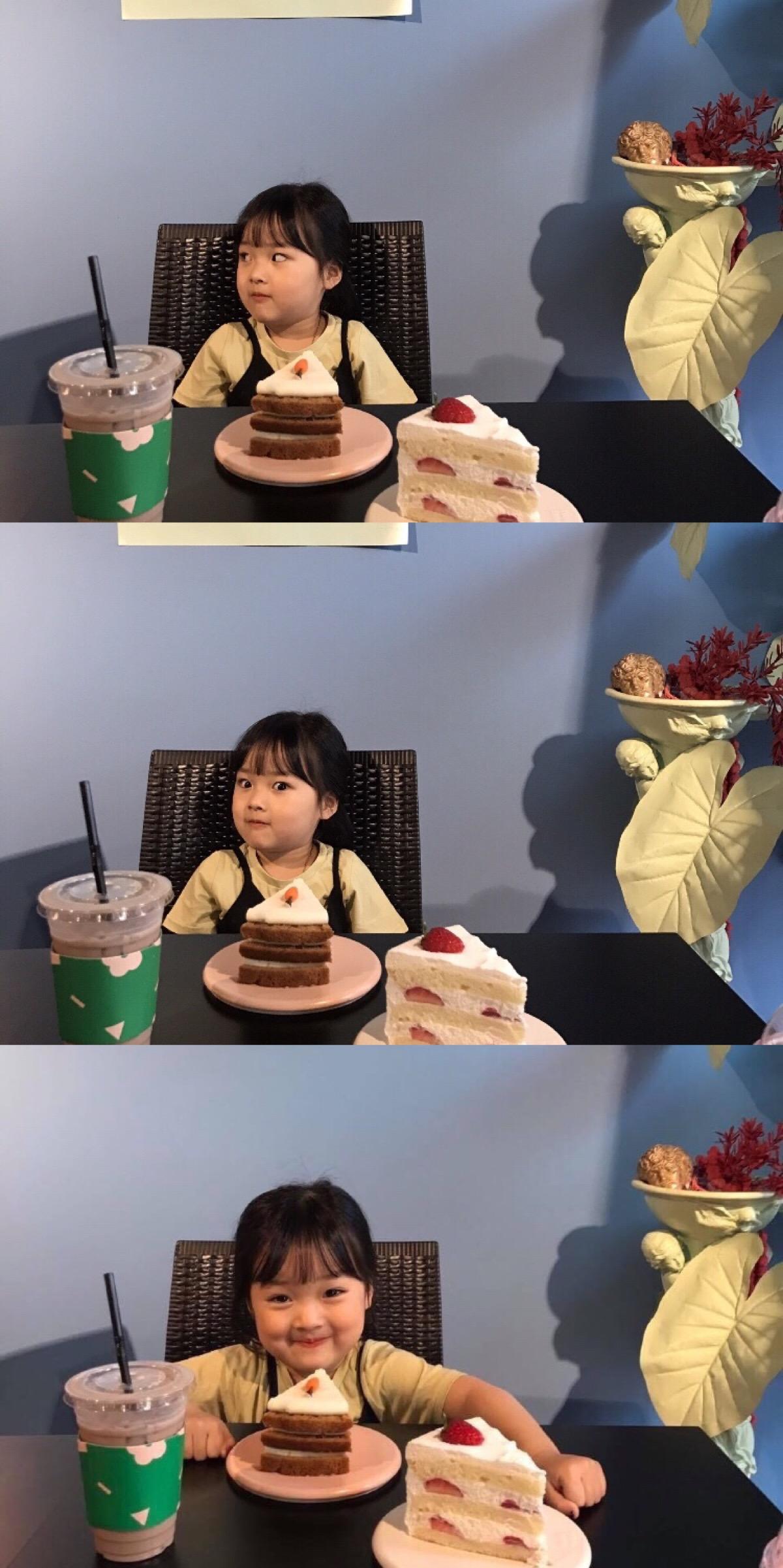 有哪些好看的多格拼接萌娃壁纸