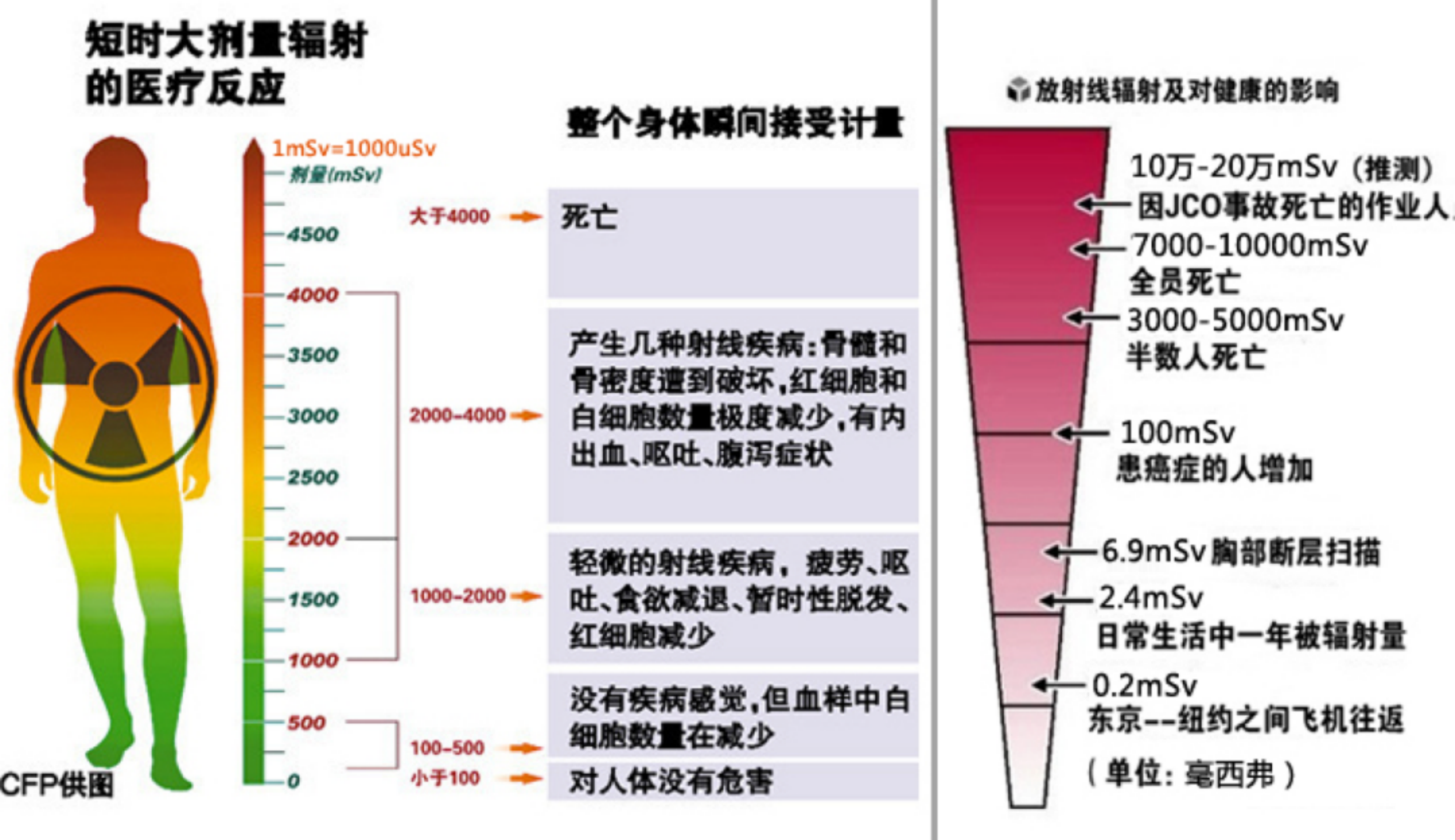 核辐射对人的影响