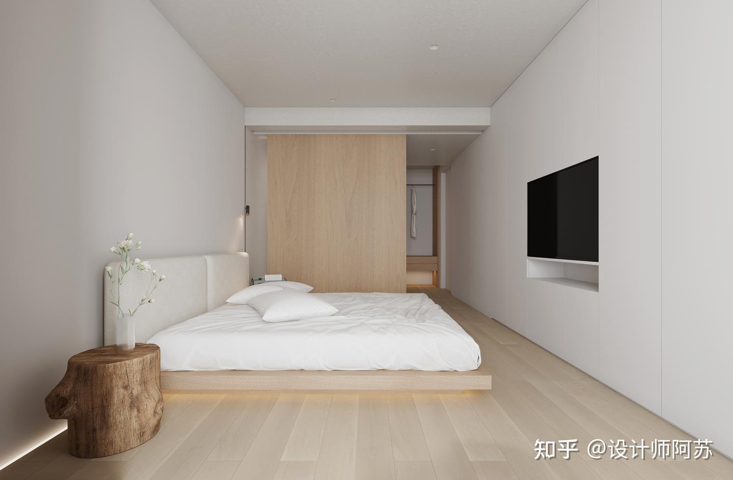 入住后才知道，床尾设计一排组合柜这么好用，胜过1间10㎡衣帽间 - 知乎