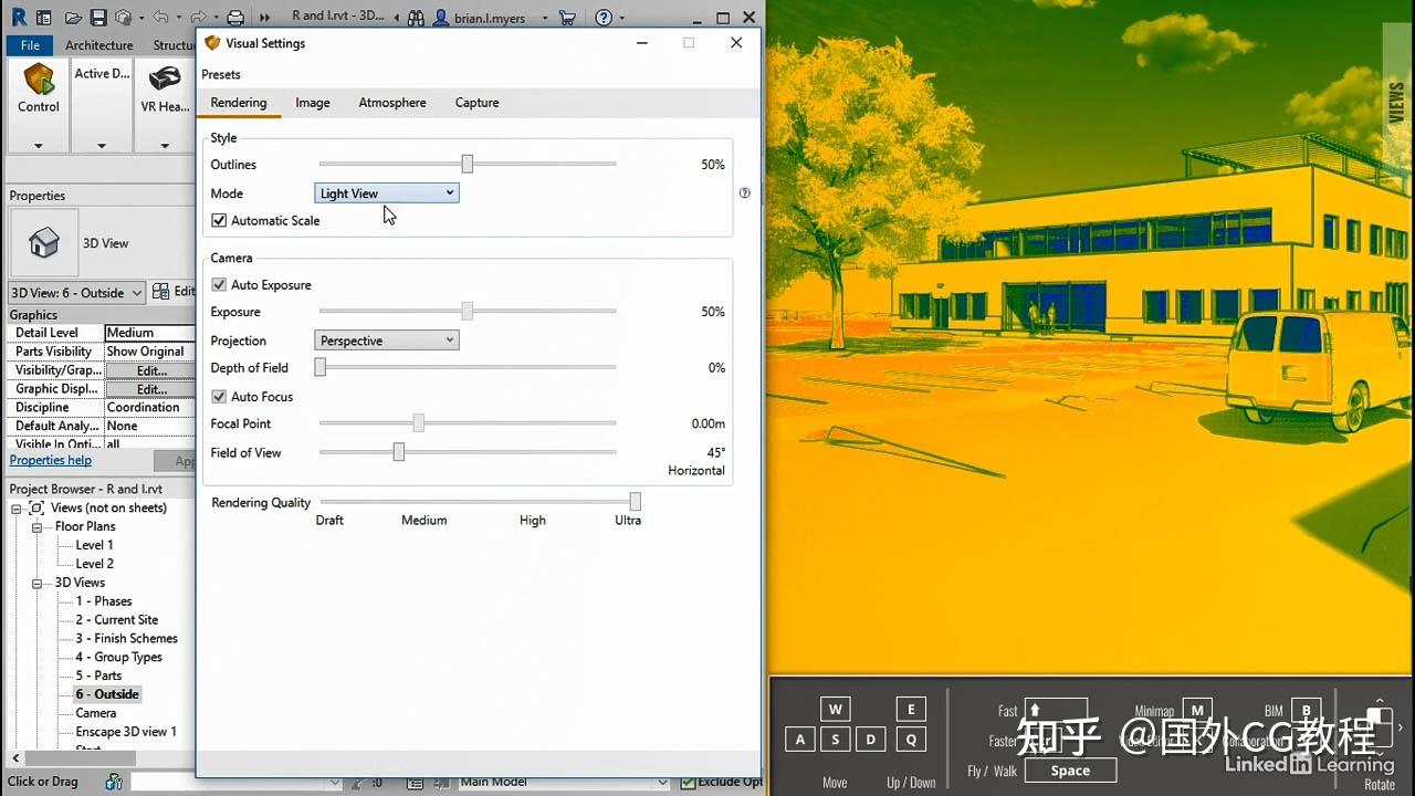 Revit Enscape实时渲染插件使用教程 Lynda – Enscape Essential Training for Revit ...