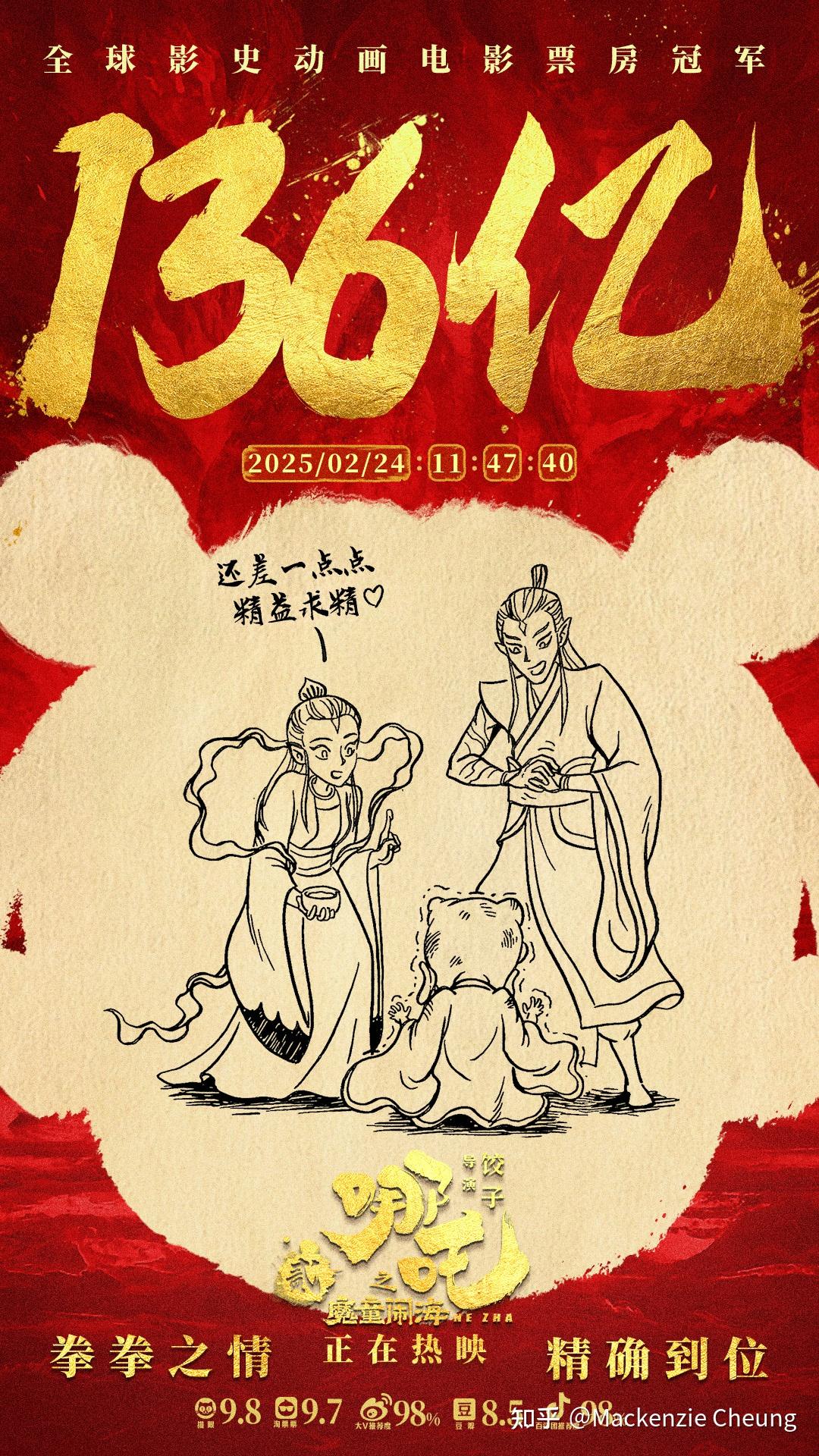 「哪吒之魔童闹海(2025)」手绘破亿海报合集 | 哪吒小剧场 - 知乎