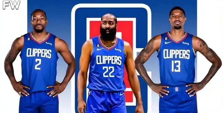 再见哈登快船酝酿3换1交易13亿内线或加盟组三巨头争冠