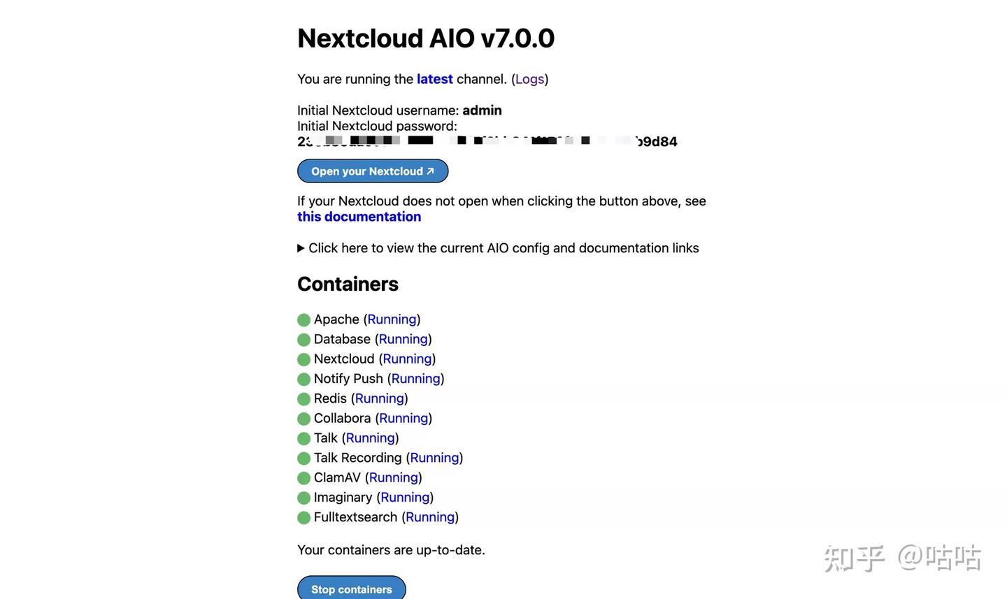 Docker Nextcloud All in One docker nextcloud all in one