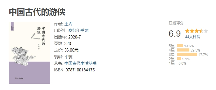 《中国古代的游侠》拆书笔记 - 知乎