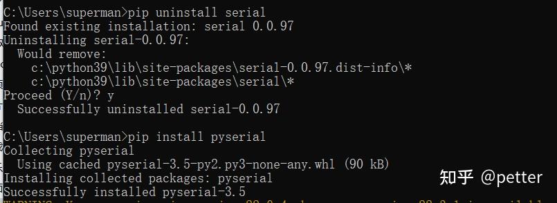 module 'serial' has no attribute 'Serial' - 知乎