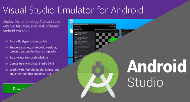 Using the Visual Studio Emulator for Android from Android Studio - 知乎