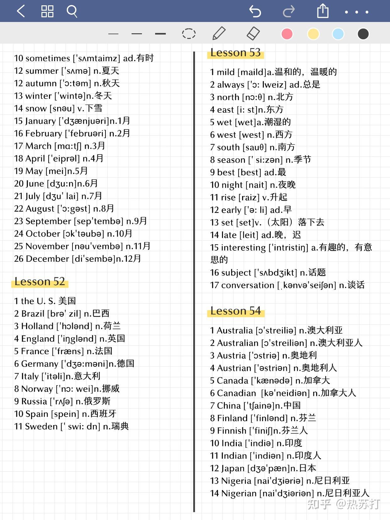新概念1册单词表（汇总版） - 知乎