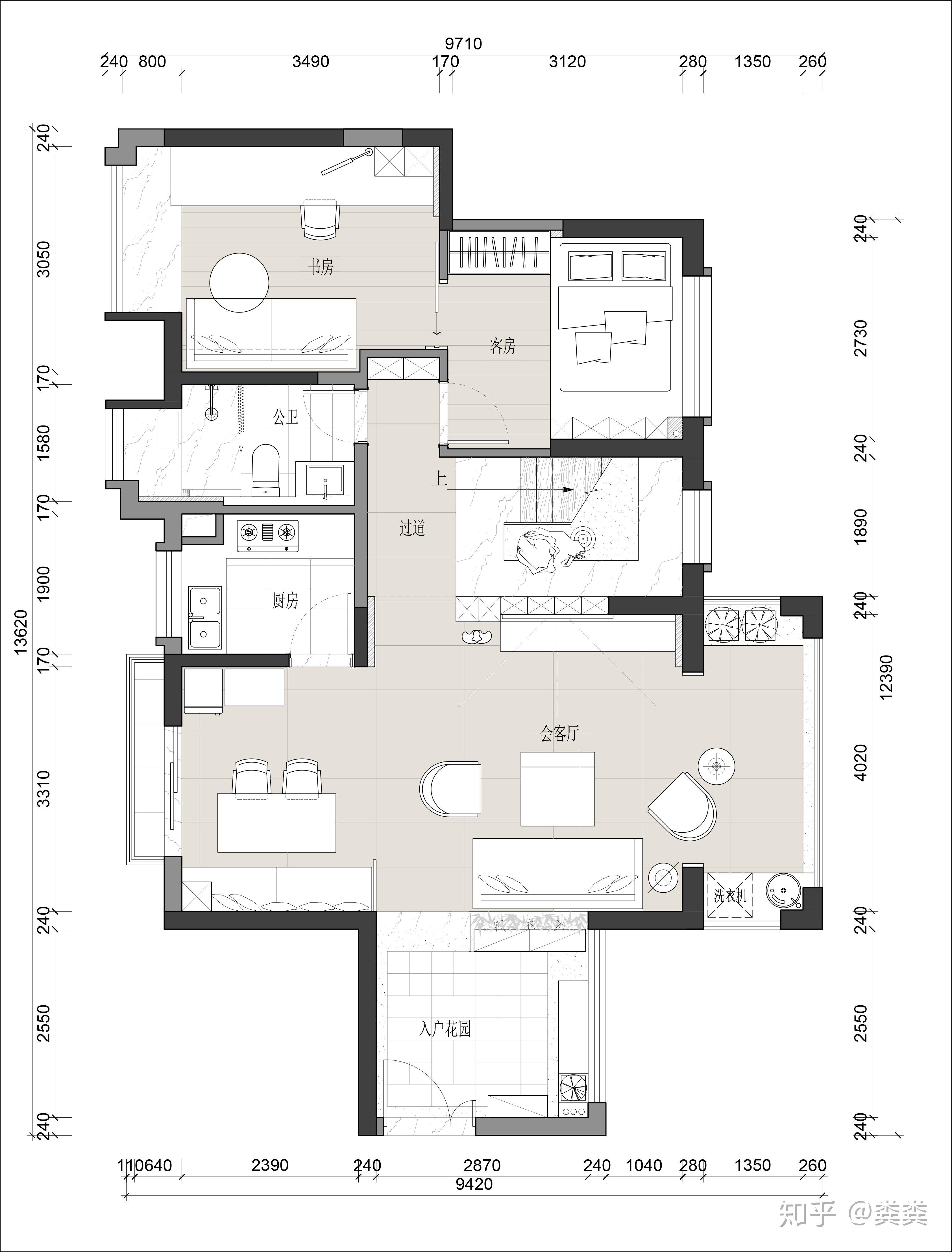 这种ps彩平图是用怎样的方法填充? - 知乎