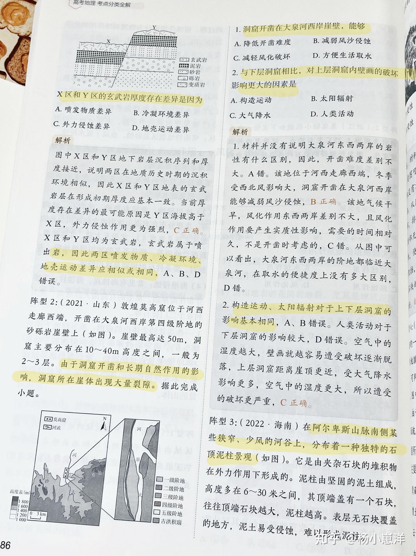 侵蚀作用的定义和类型 高考地理新东方 知乎 