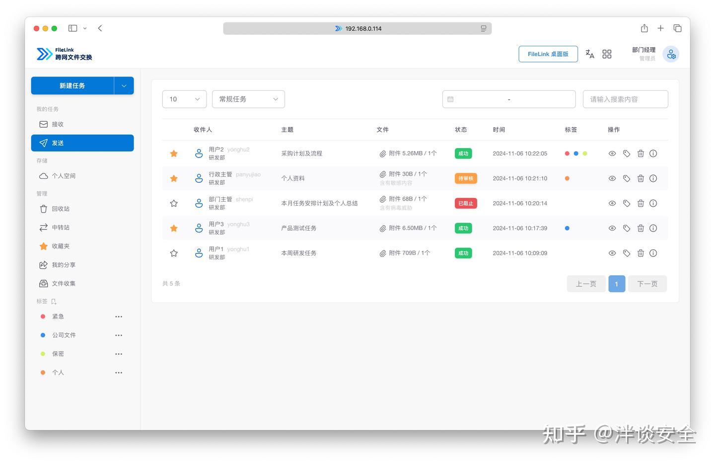 Filelink 文件摆渡系统:十大方法打造安全高效的跨网文件传输体系 - 知乎