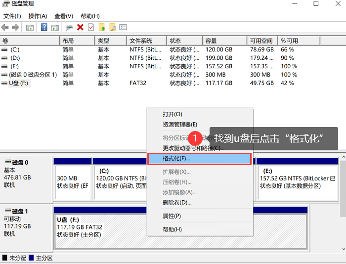 u盘需要格式化,怎么恢复啊?