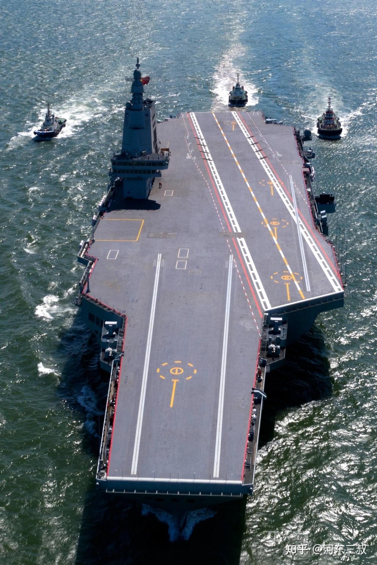 结束首次海试甲板比足球场还大福建舰万吨误差完全藏不住