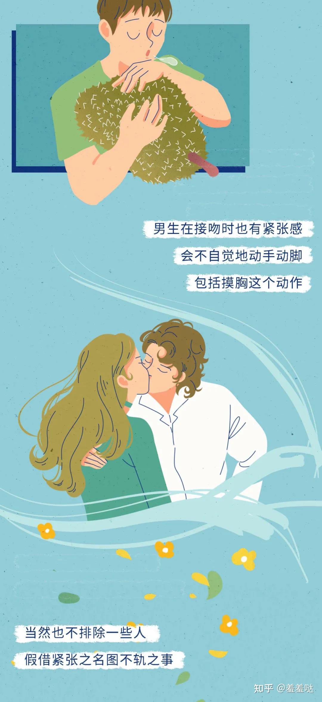 你们和男朋友接吻时他会不会手不老实