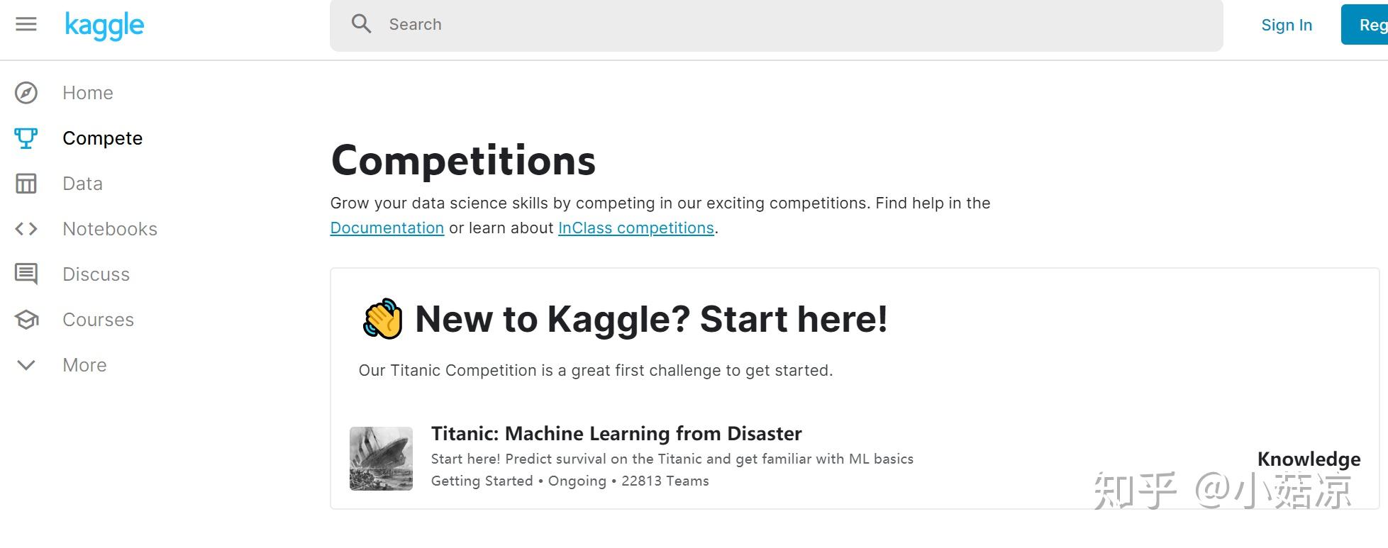 Kaggle Interface kaggle注册与简单介绍 - 知乎