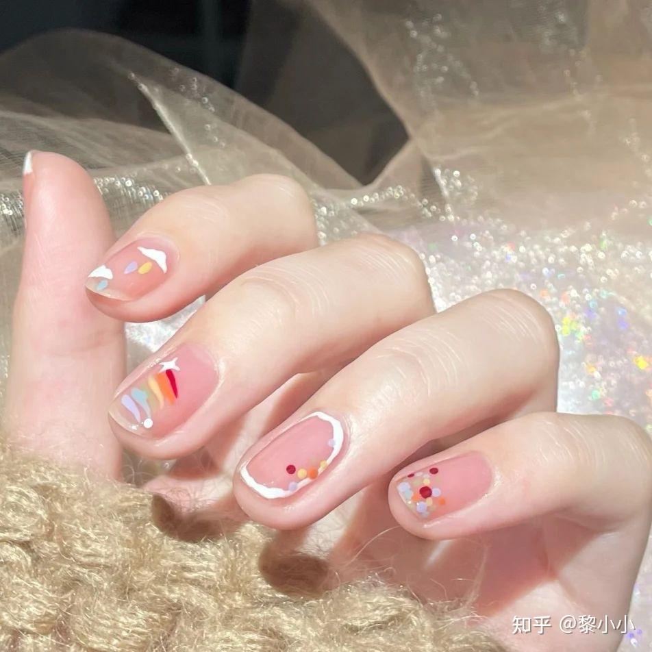 有什么美甲贴适合高中生少女有没有照片呢比较少女就行