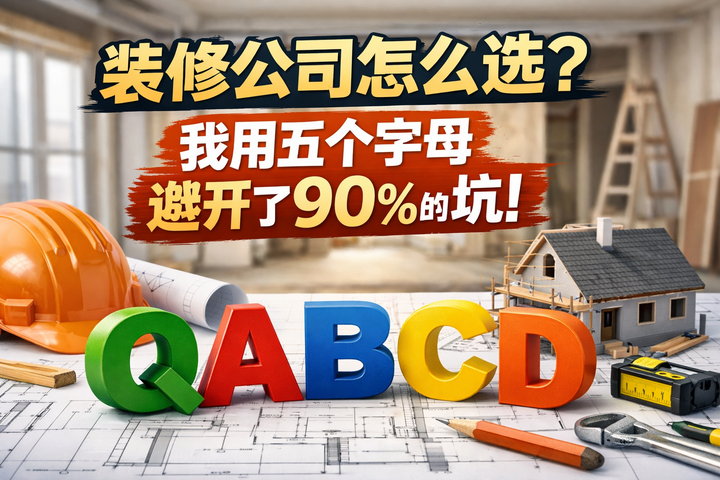 装修公司怎么选?我用五个字母,避开了90%的坑 - 知乎