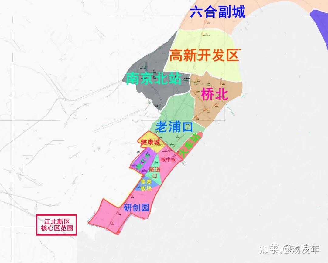 江北新区辖区地图图片