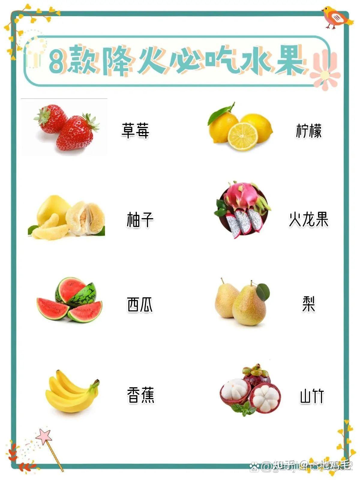 降燥下火的水果有哪些?