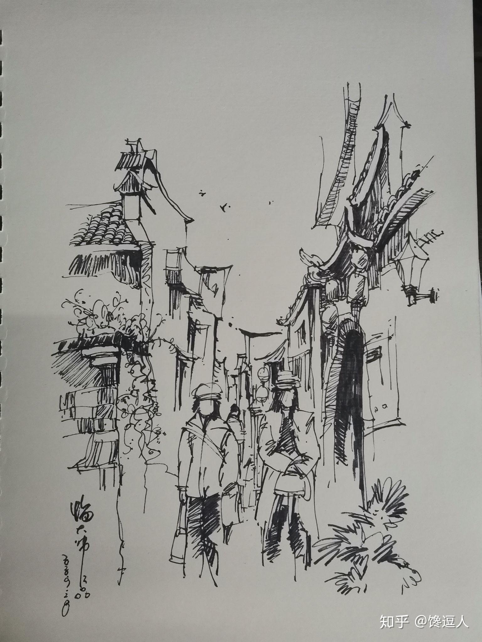 钢笔画。。。 - 知乎