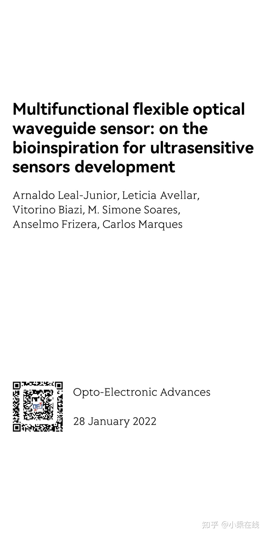 Multifunctional flexible optical waveguide sensor: on the ...